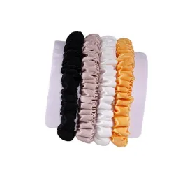 4 Pack Mini Silk Scrunchies - Young - dropshipping