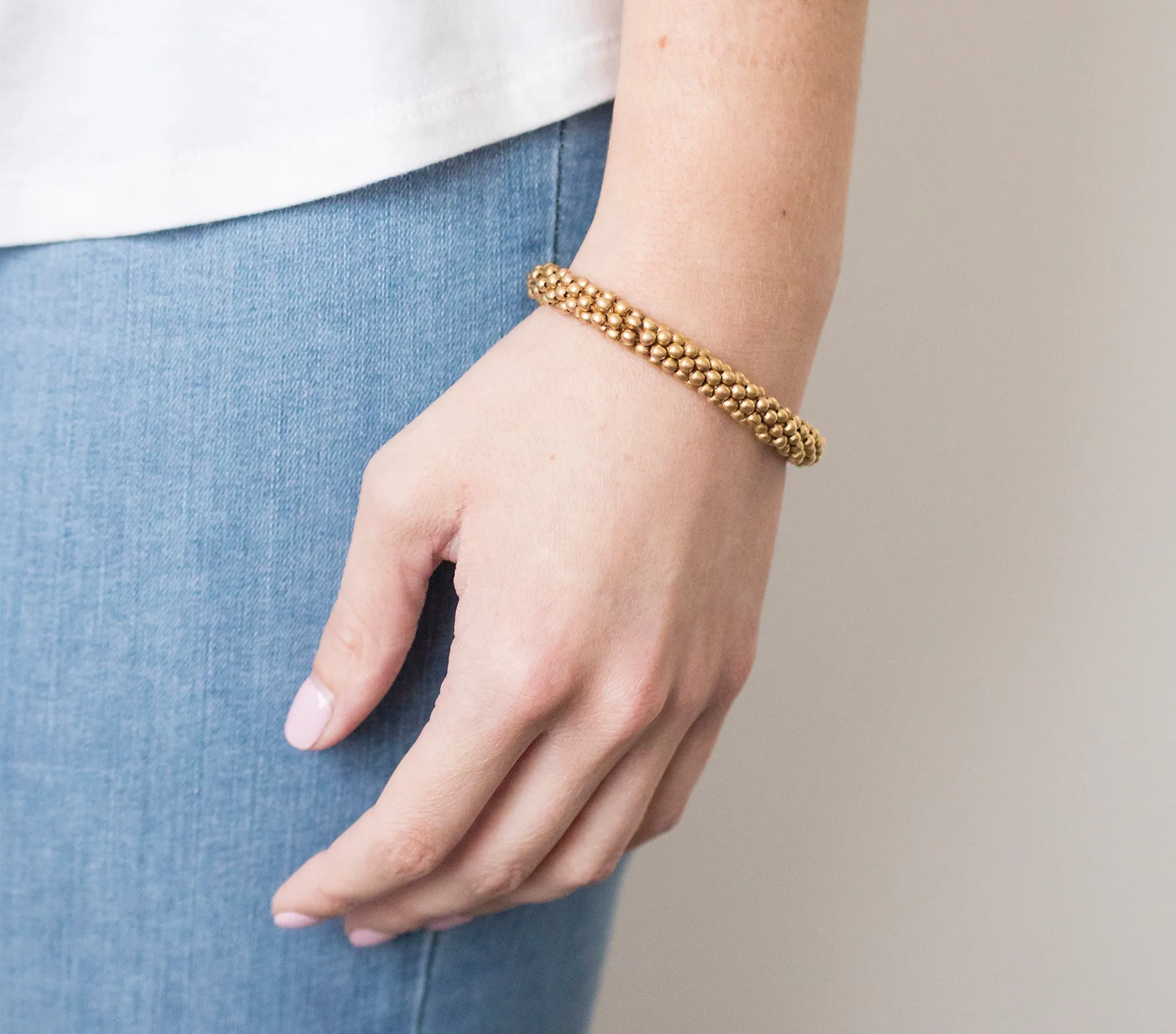 8 inch Roll-On® Bracelet <br> Golden