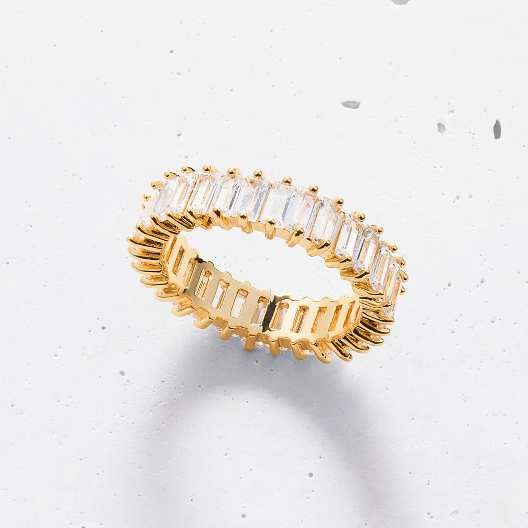 Adaya Stacking Ring - White Stone