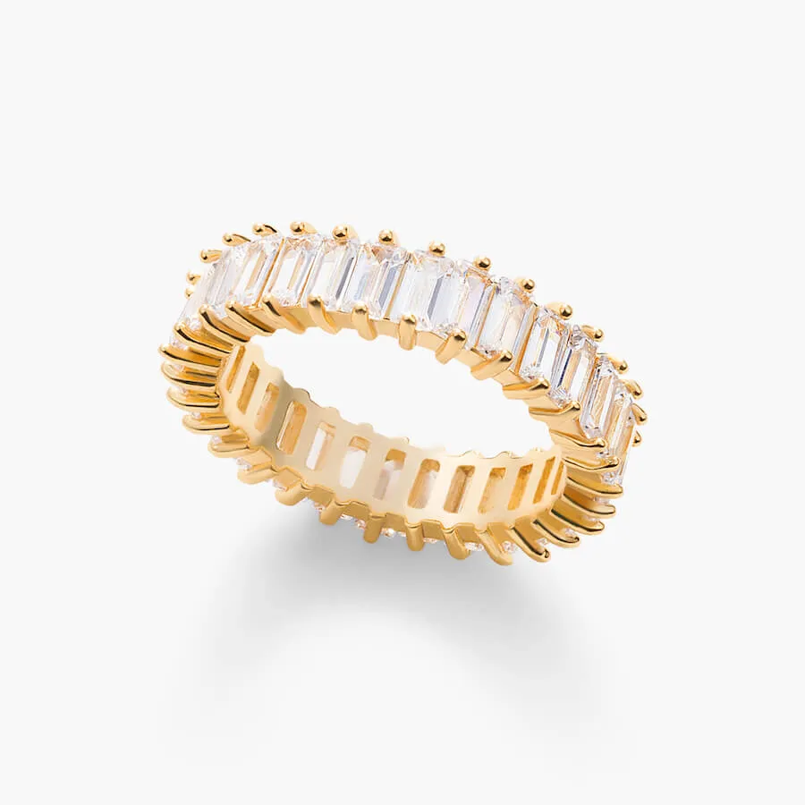 Adaya Stacking Ring - White Stone