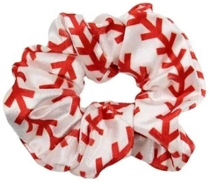 Baseball Premium Velvet Scrunchie