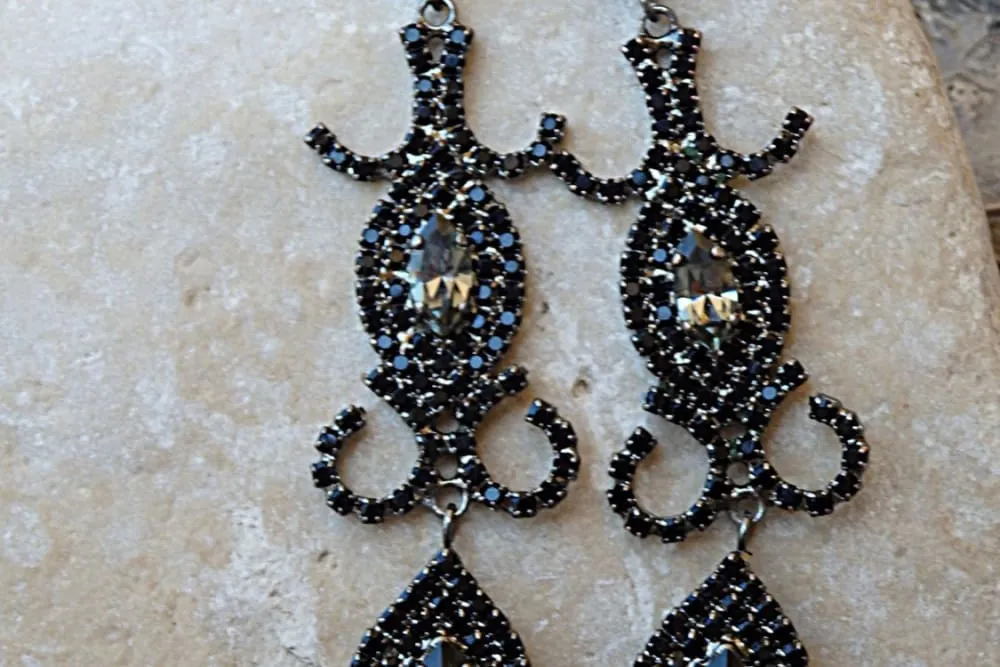 Black Diamond Earrings