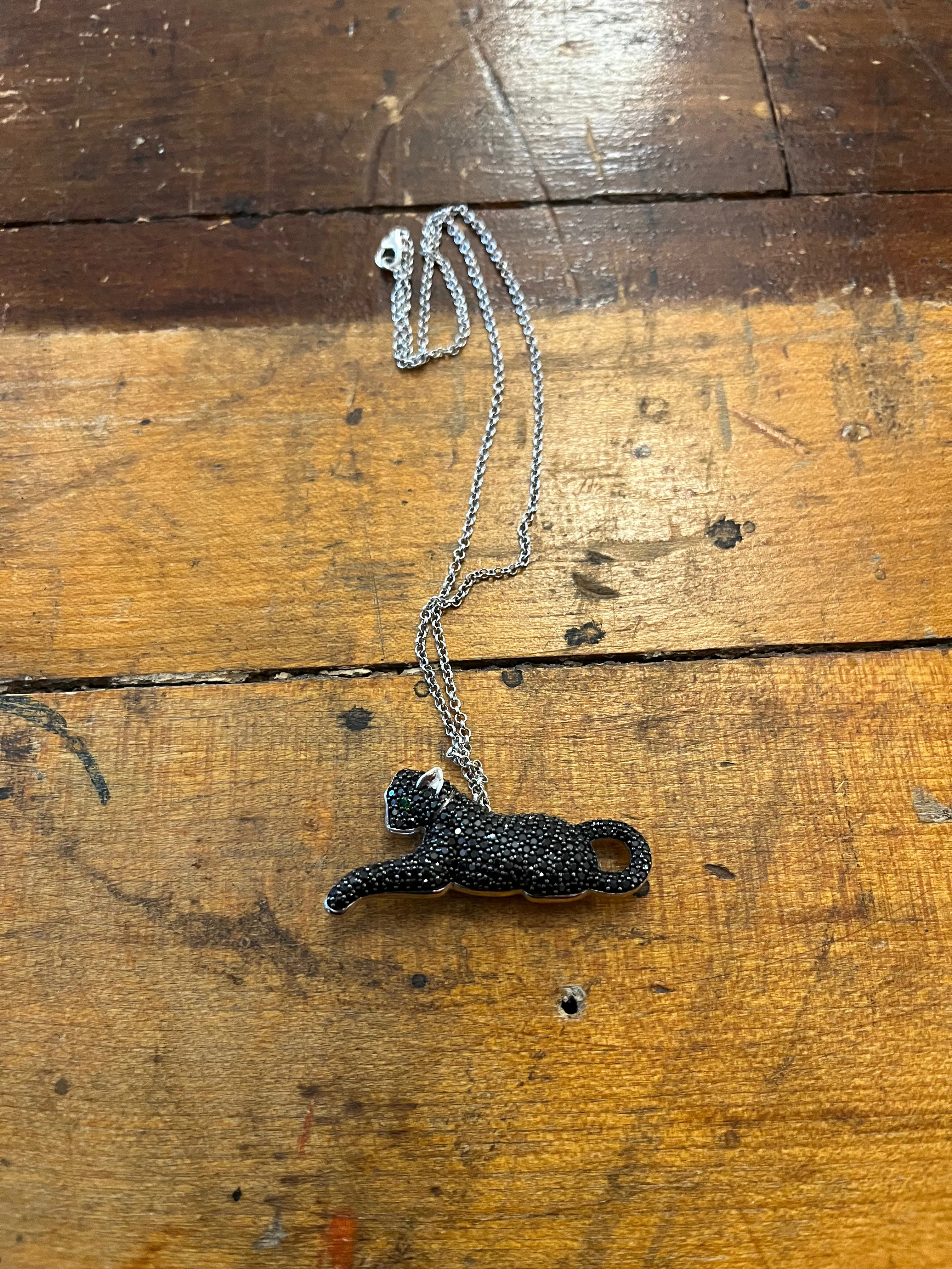 Black Panther Necklace (Vintage)