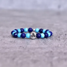 Blue Oasis - Lapis and Turquoise Bracelets