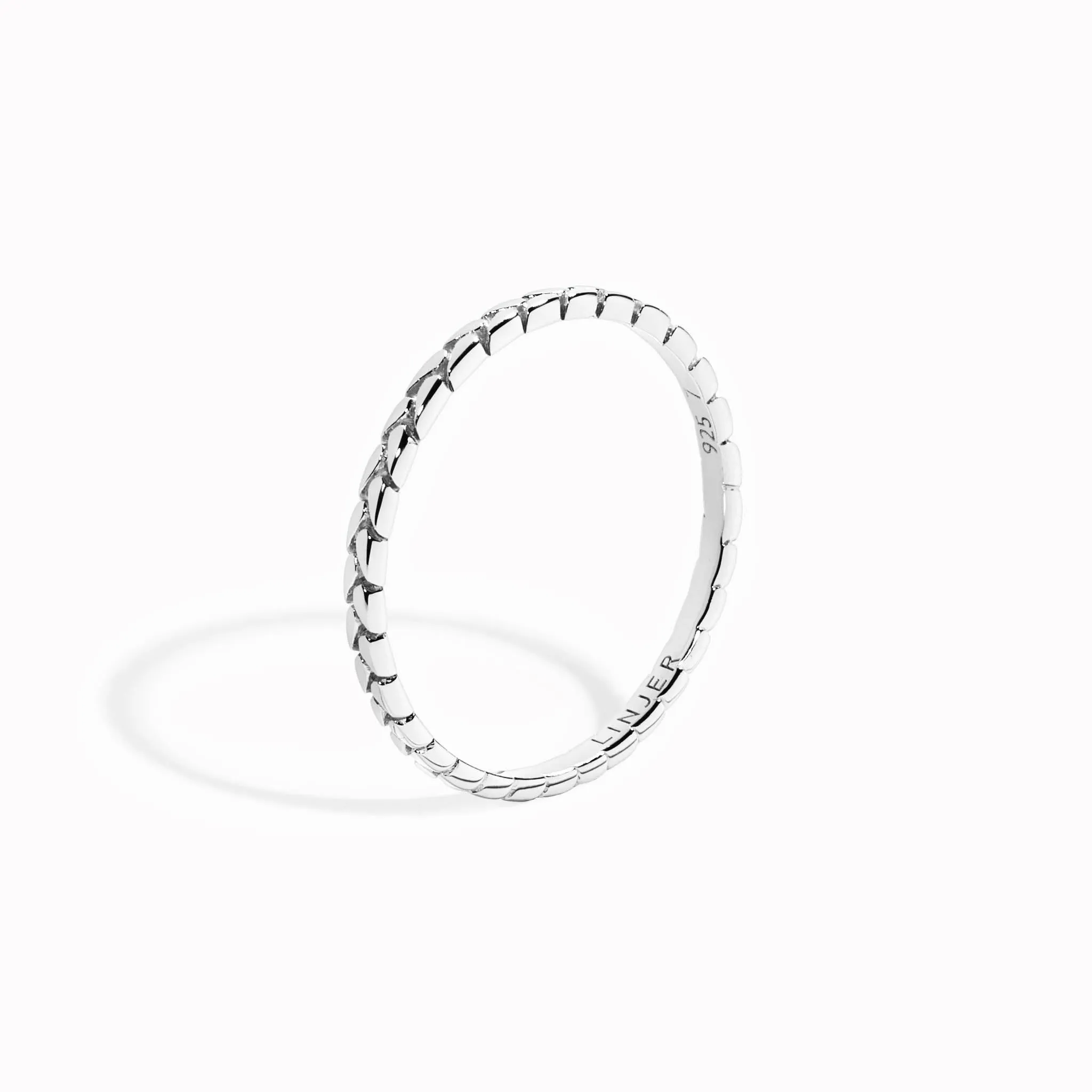 Braided Silver Ring - Lillian