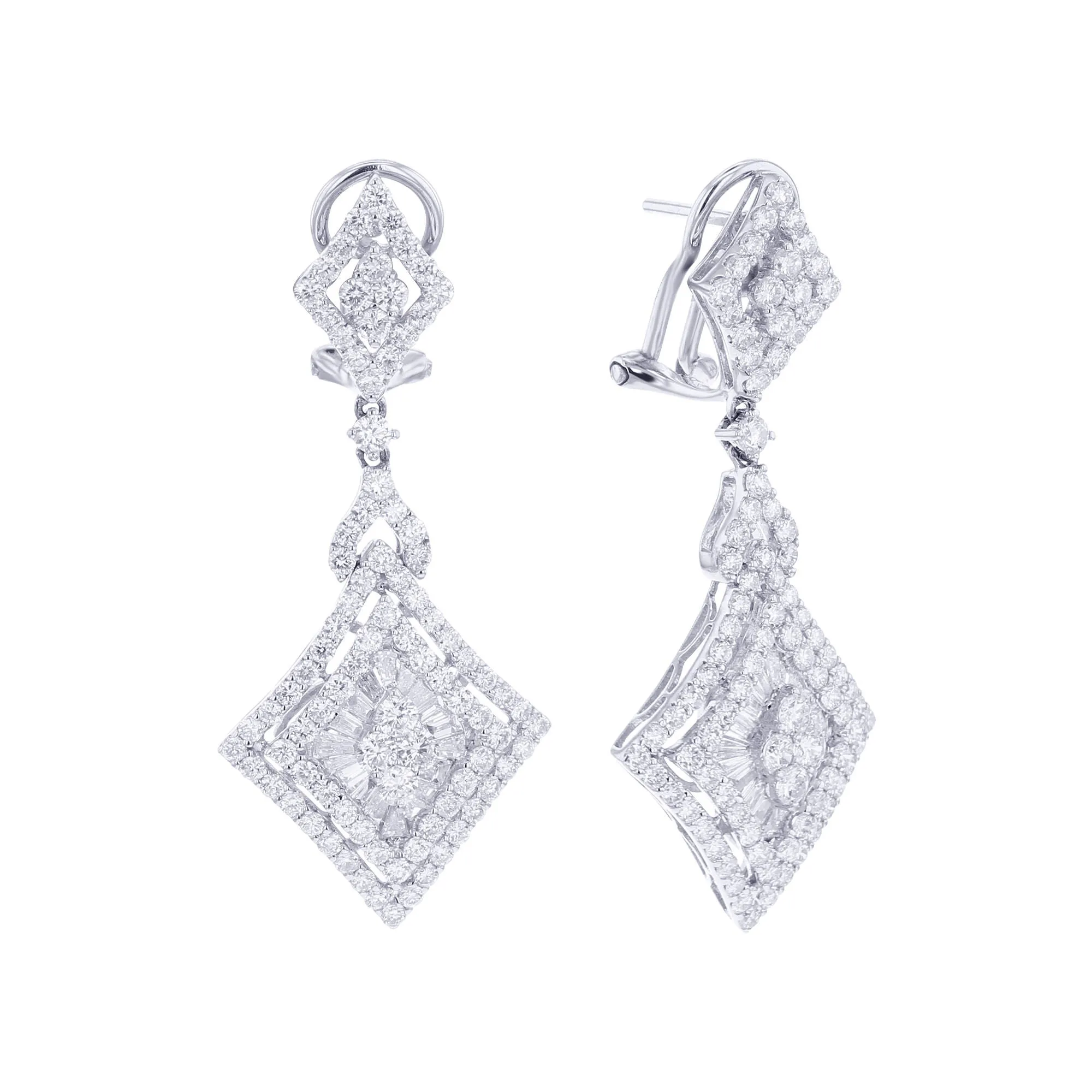 Chandler Diamond Drop Earrings