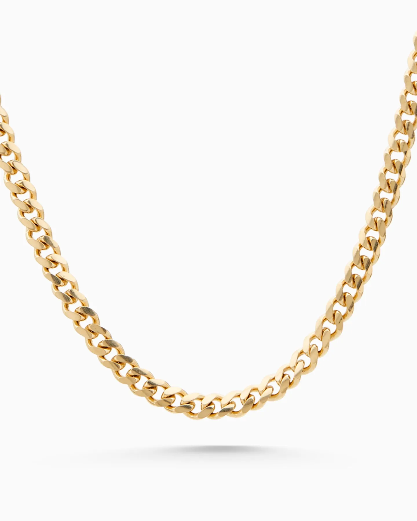 Chunky Curb Necklace | Gold