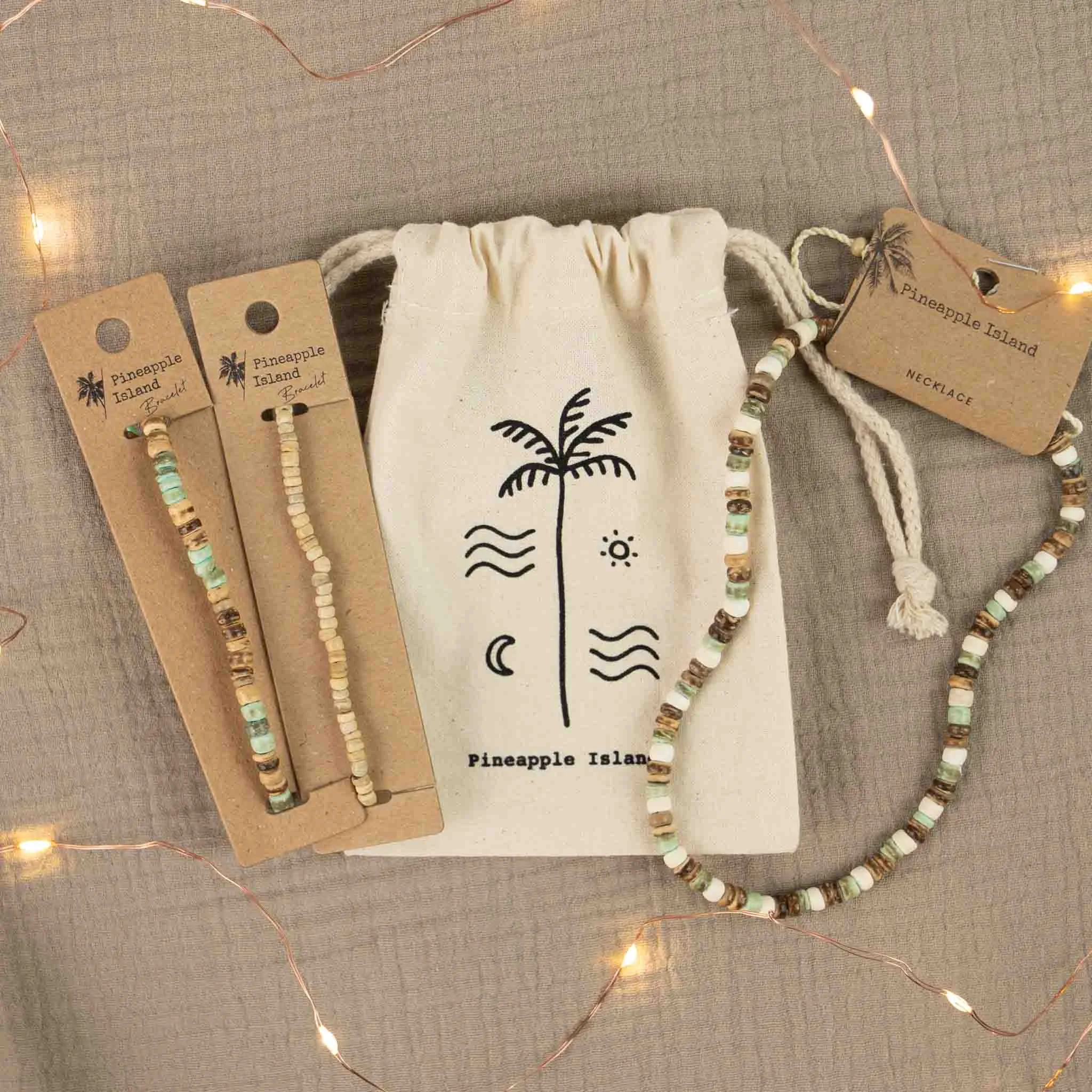 Coconut Wood Jewellery Set