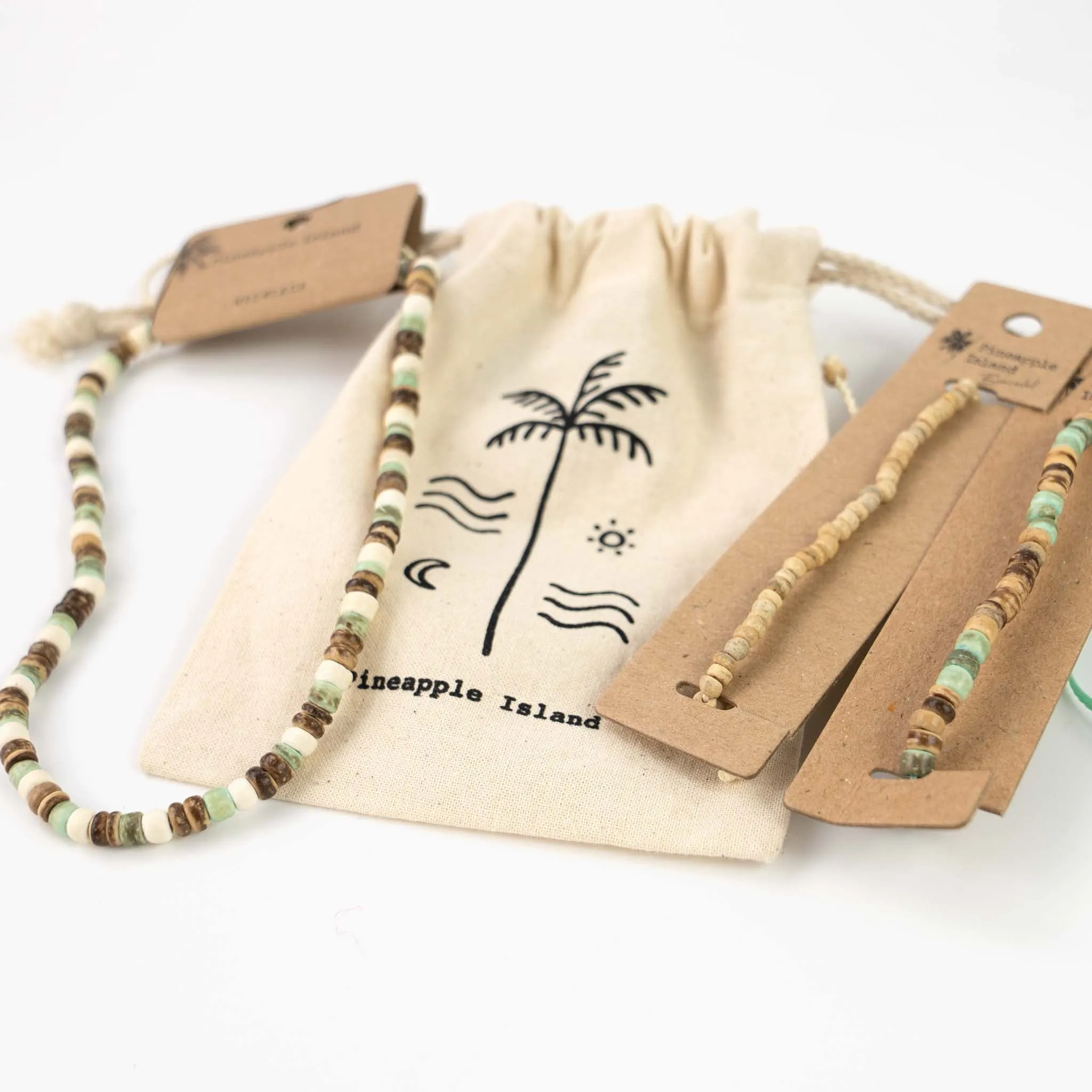 Coconut Wood Jewellery Set