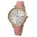 Genvivia brand quartz watch Women multi candy color PU Leather belt Wrist Watch unique pattern clock relogios femininos #A8