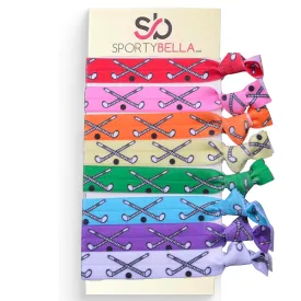 Girls Field Hockey Hair Ties Set- Multi Color