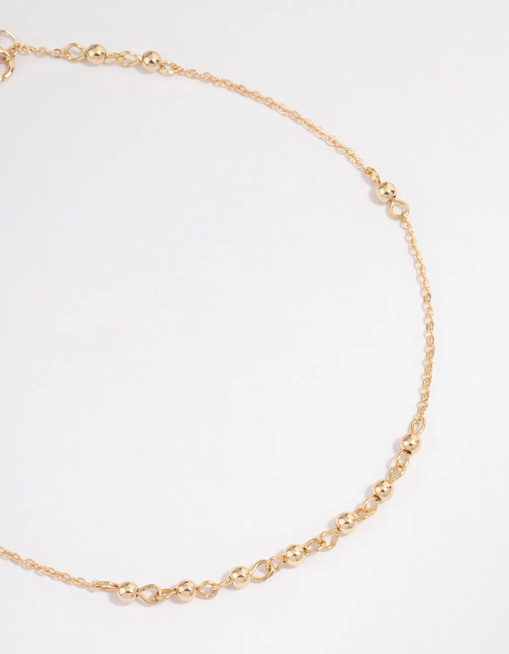 Gold Ball Chain Choker