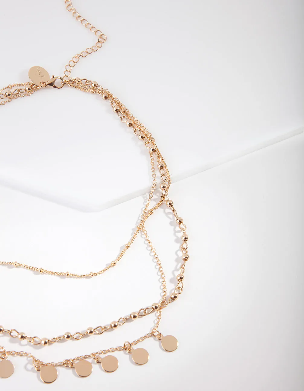 Gold Multi Chain Choker