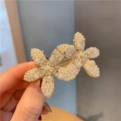 Korean Pearl Butterfly Hair Clips