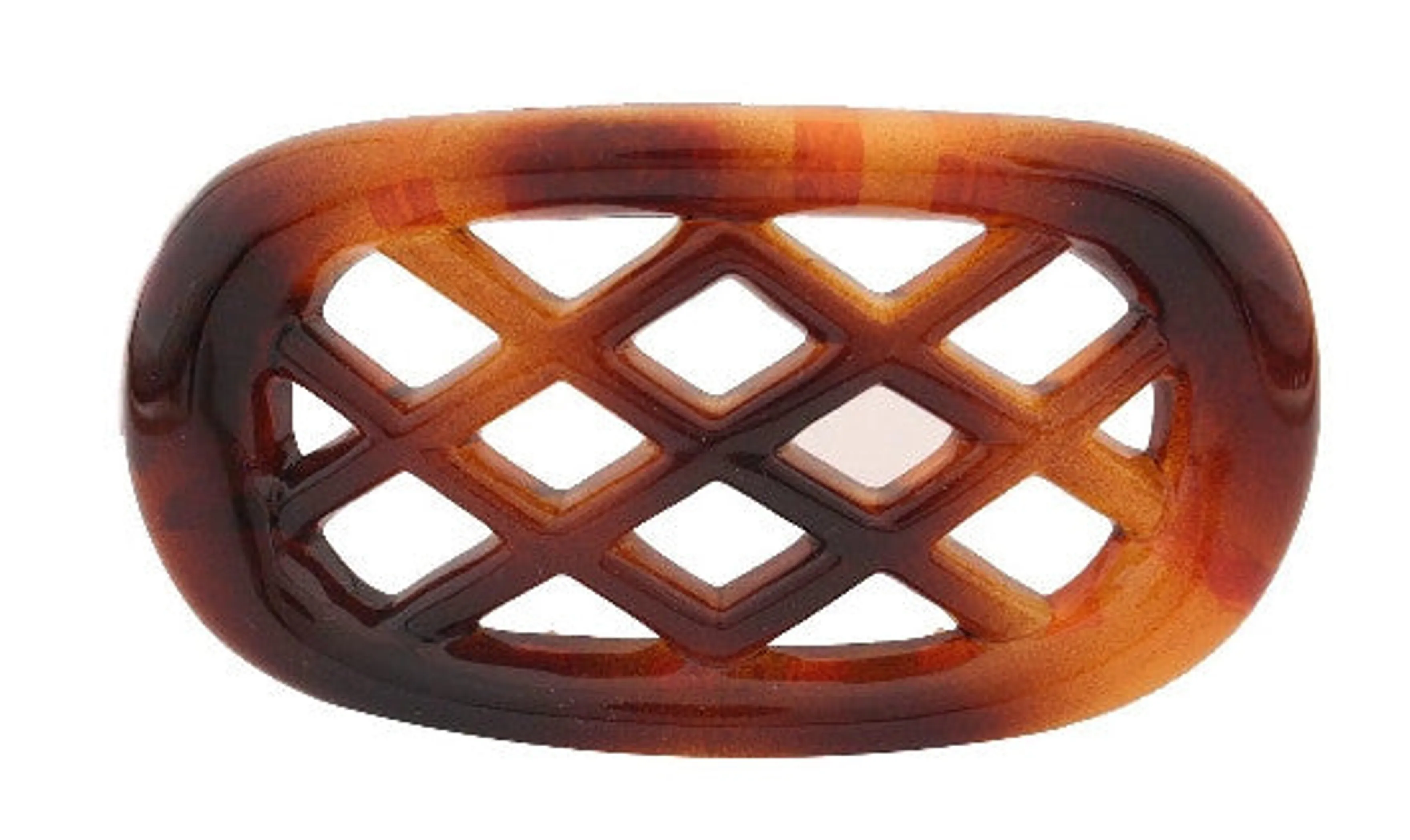 Large Gate Non Metal Tortoise Shell Barrette