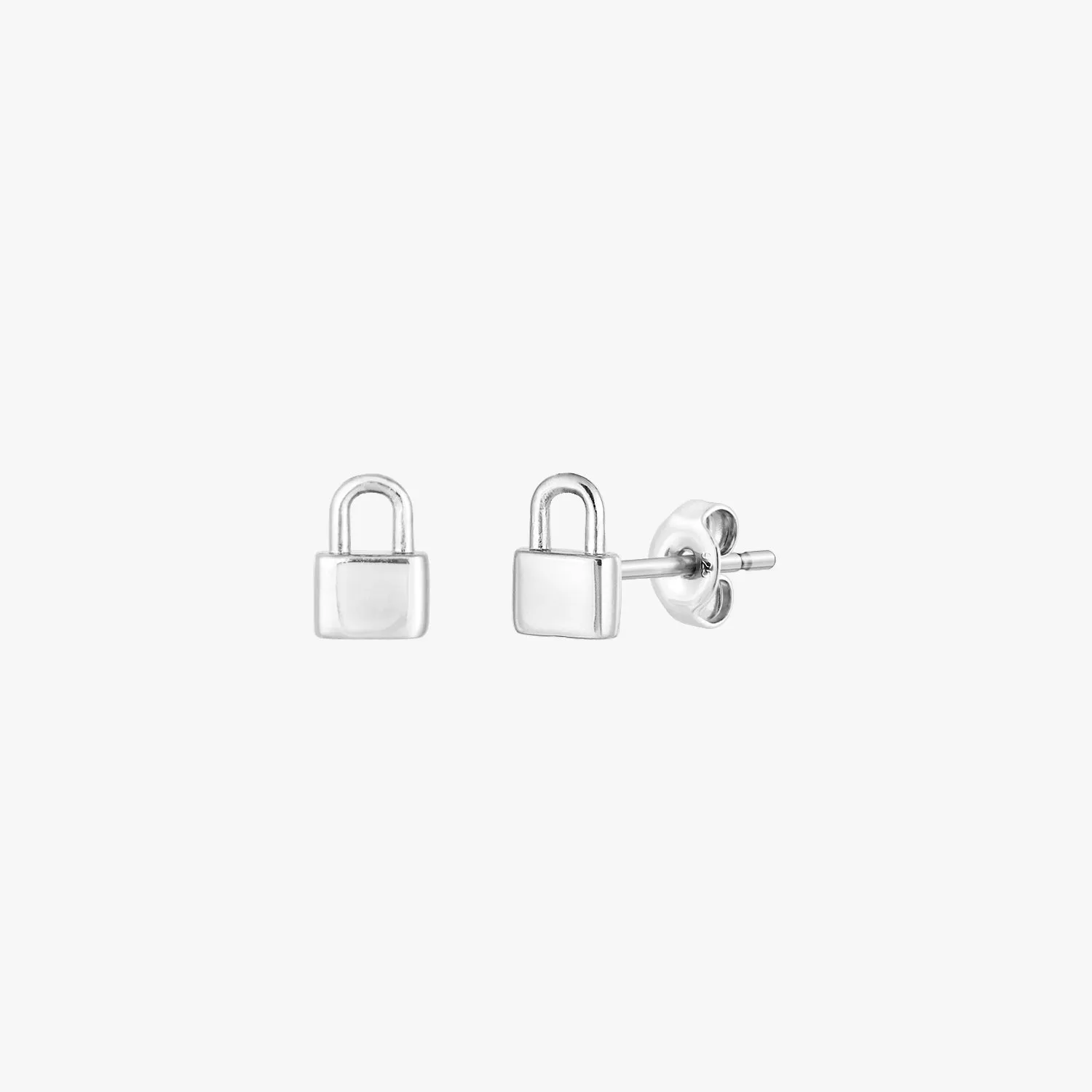 Love Lock Stud Earrings