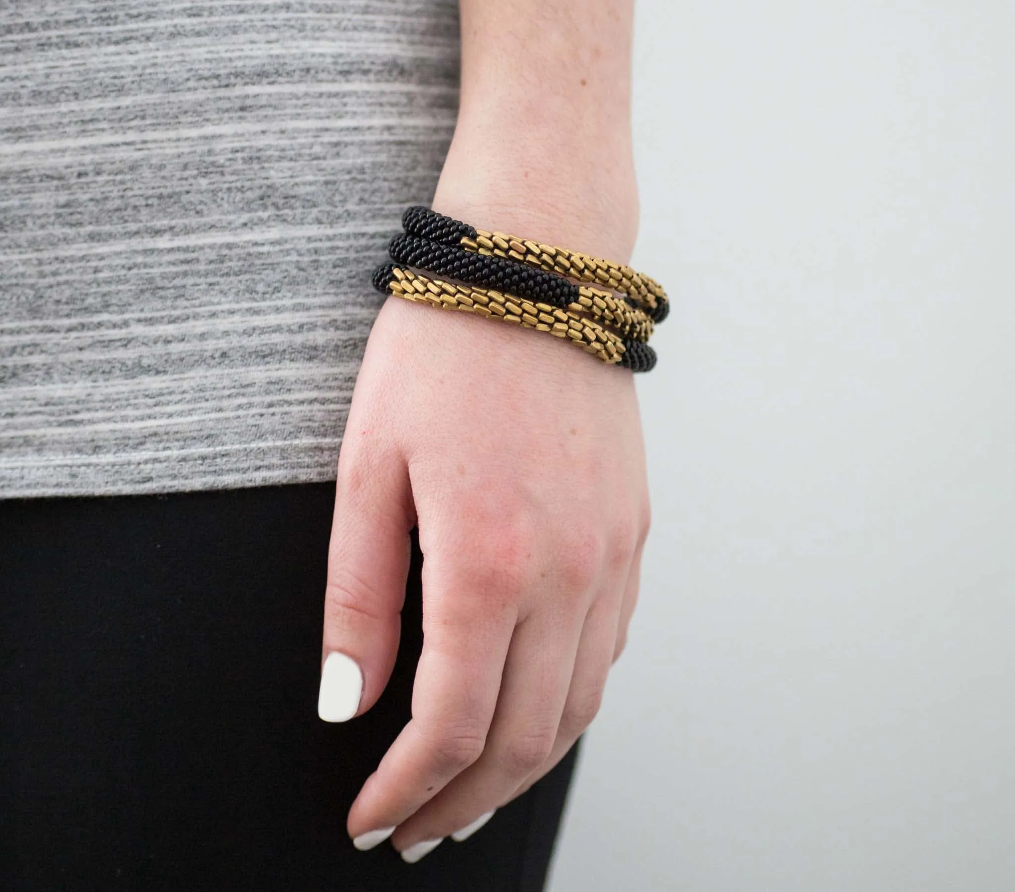 <br>Statement Roll-On® Bracelets <br> Hema Black