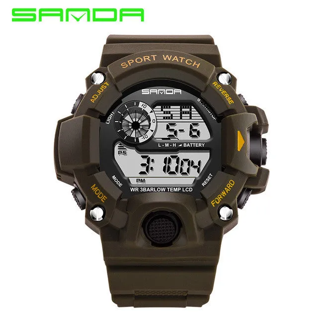 Man hot sport Diver watches luxury Men's military Watch Electronic Waterproof Outdoor S SHOCK Sports Casual Watches Rubber clock