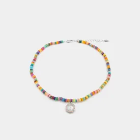 Pastel Sunsets Beaded Choker