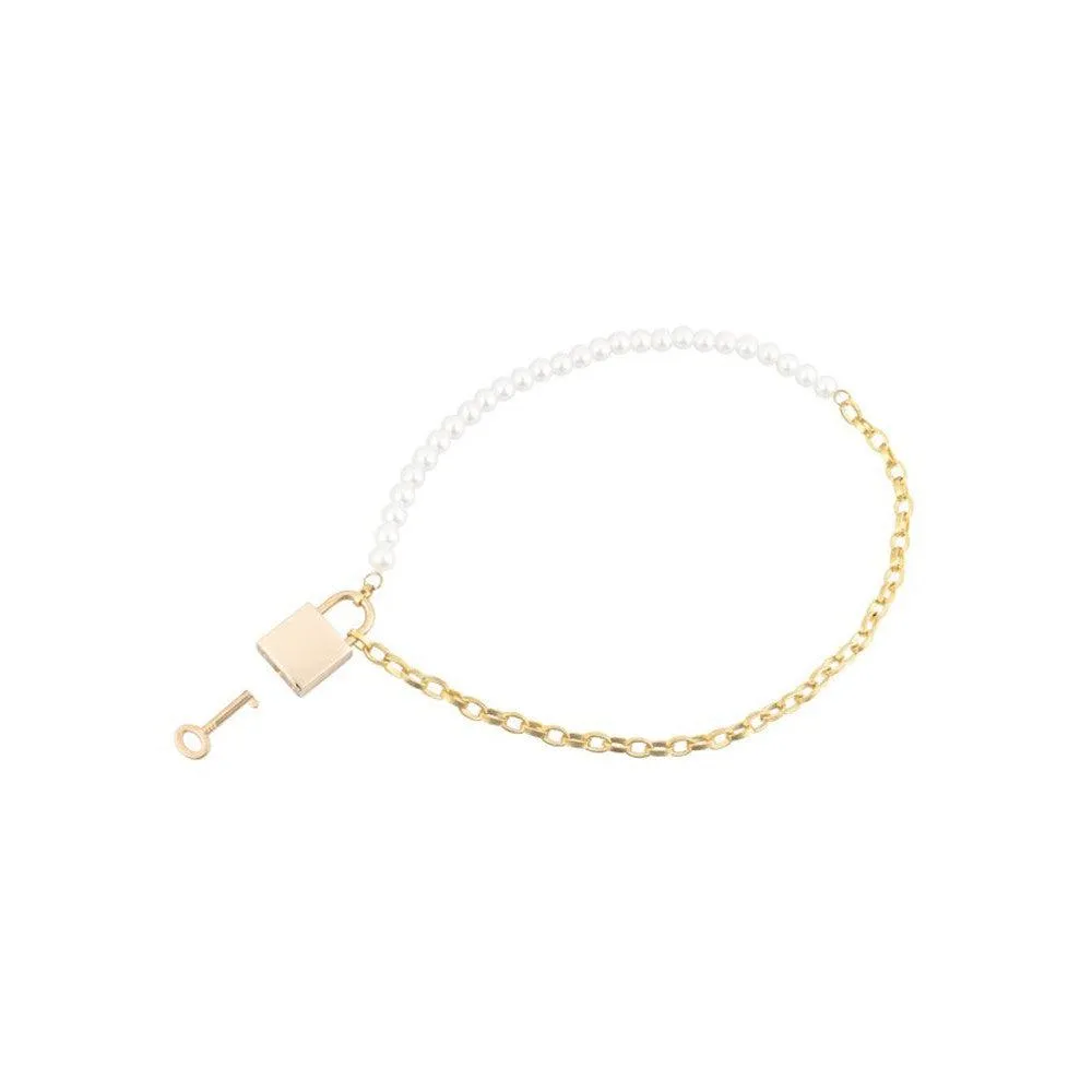 Pearl Day Collar - White/Gold