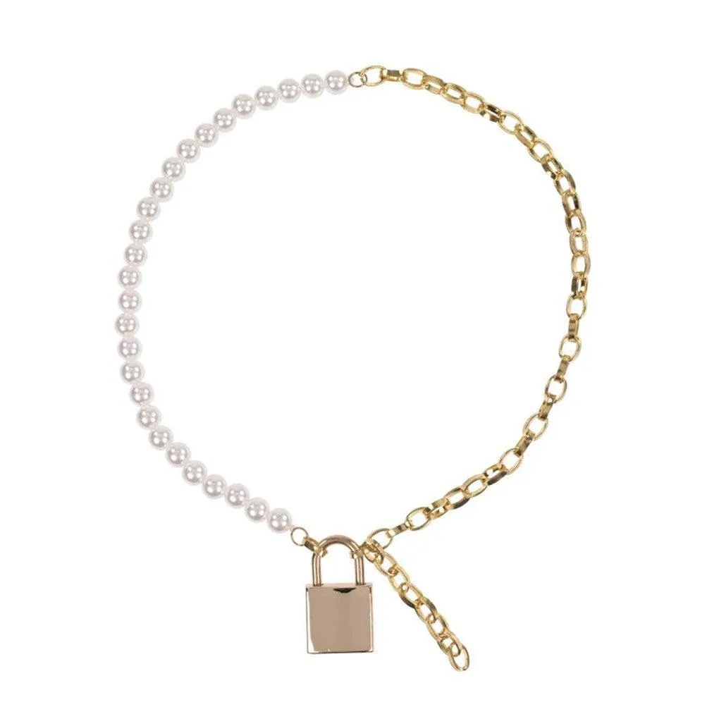 Pearl Day Collar - White/Gold