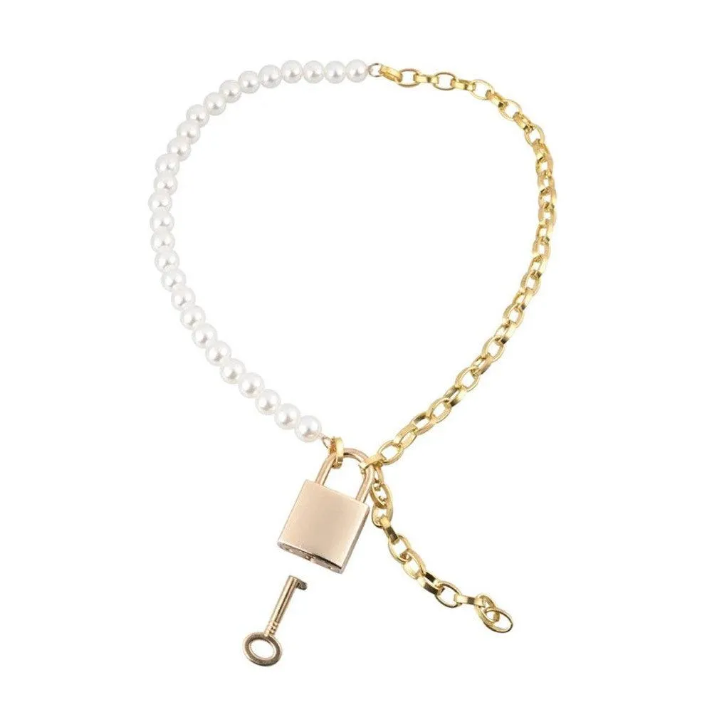 Pearl Day Collar - White/Gold