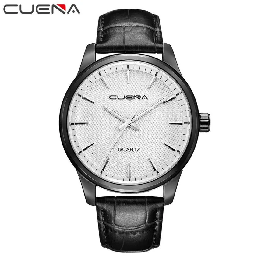 Quartz Fashion Faux Leather Wristwatches For Men