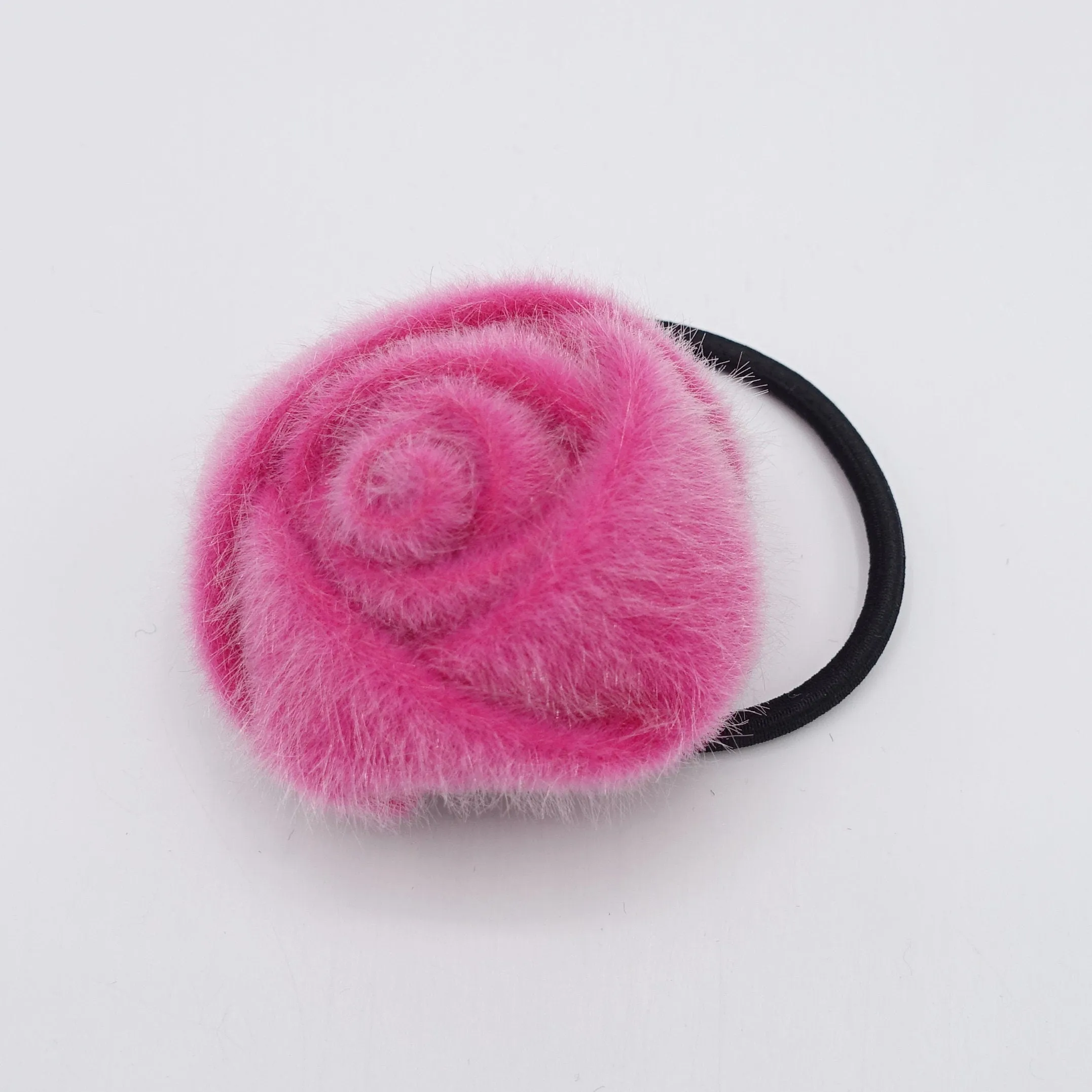 rose hair tie elastic ponytail holder