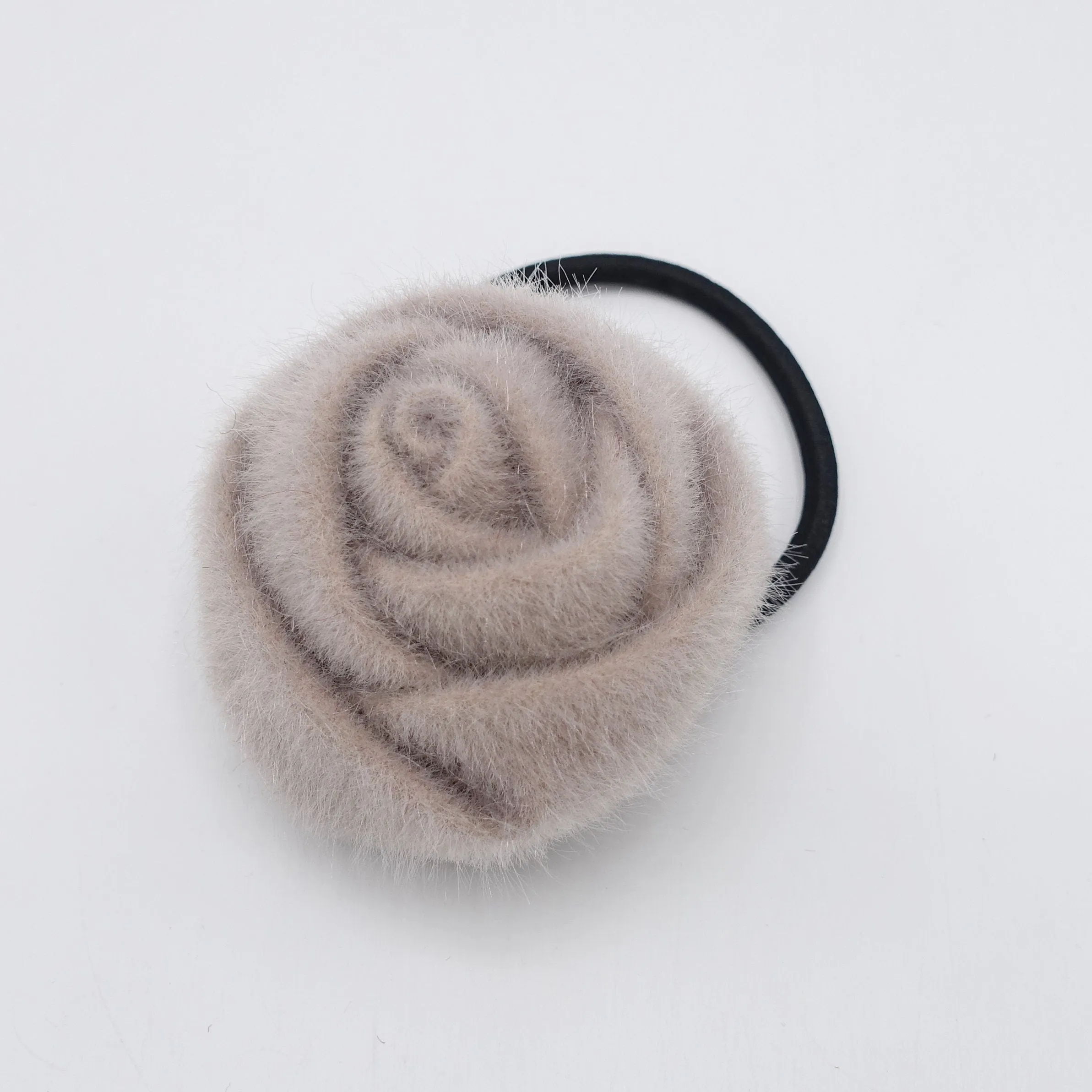 rose hair tie elastic ponytail holder