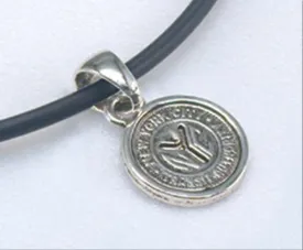 Rubber Cord Choker with NYC Token