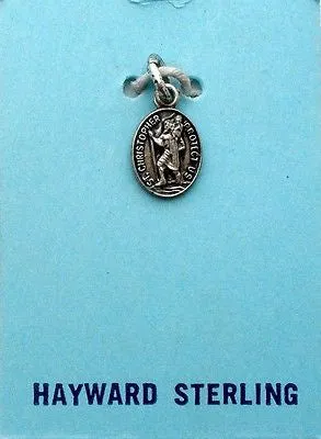 Saint Christopher Sterling Silver Charm Hayward Vintage