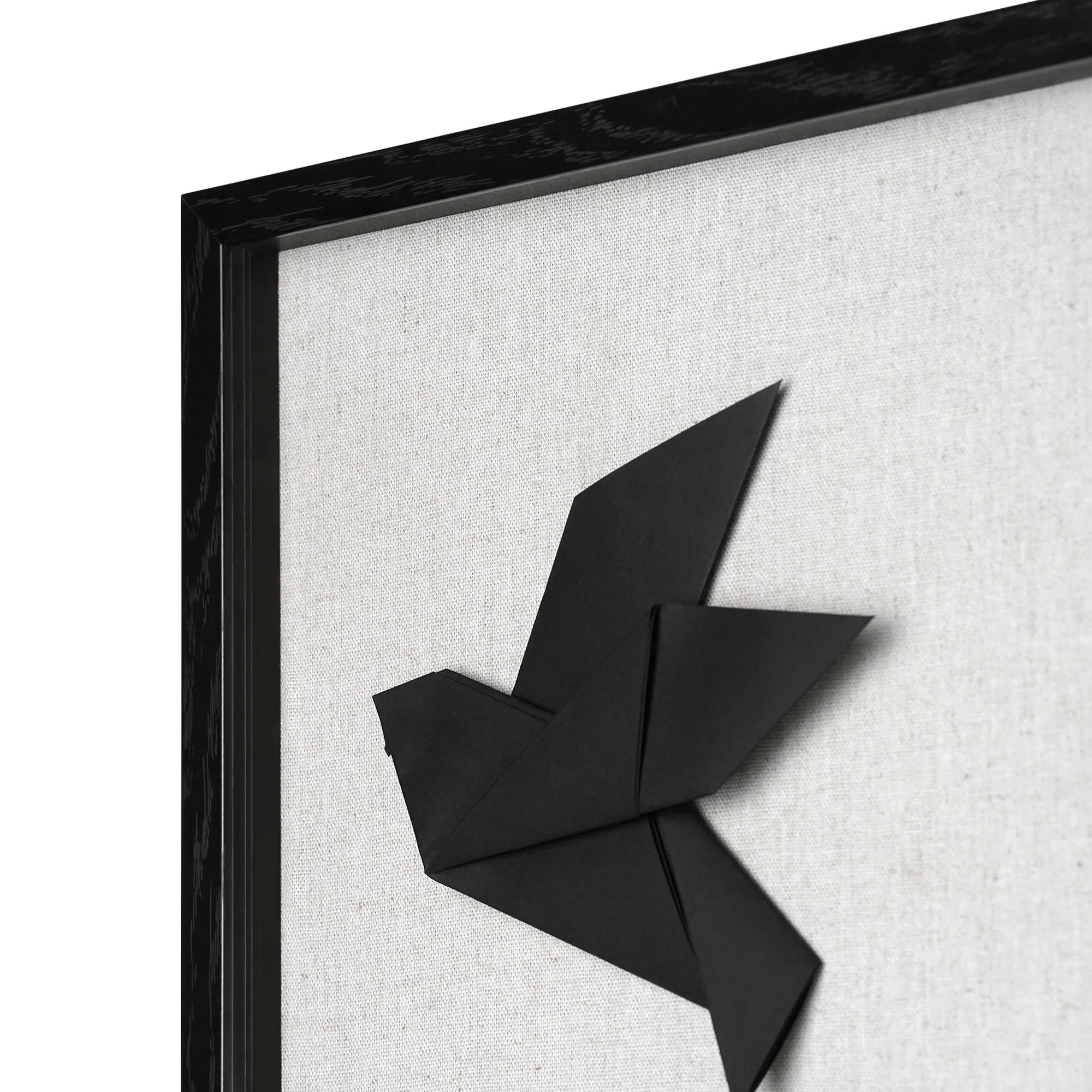 Silhouettes in Flight Paper and Linen Wall Art