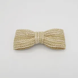 straw hair bow imitated rattan hair accessory for women