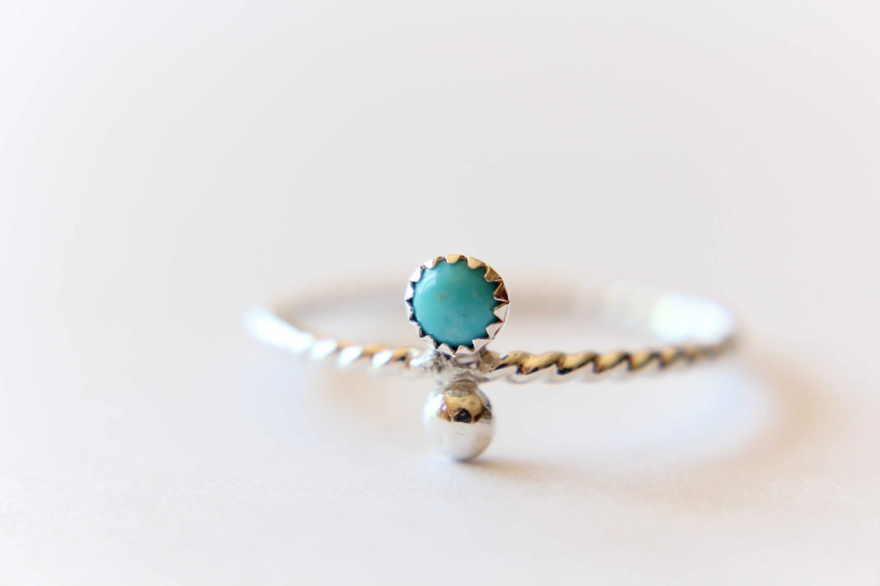 Turquoise Ring, Boho Turquoise Ring, Simple Boho Turquoise Ring, Simple Boho Ring, Boho Jewelry, Simple Stacking Ring, Turquoise Jewelry