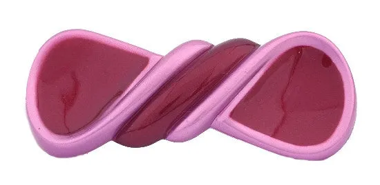 Twist Bi Pink Barrette