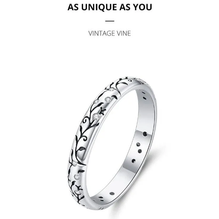 'Vintage Vines' Sterling Silver Ring