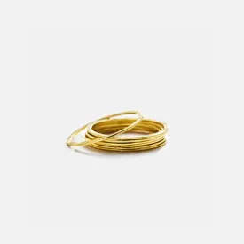 Wafer Band, 19K Gold